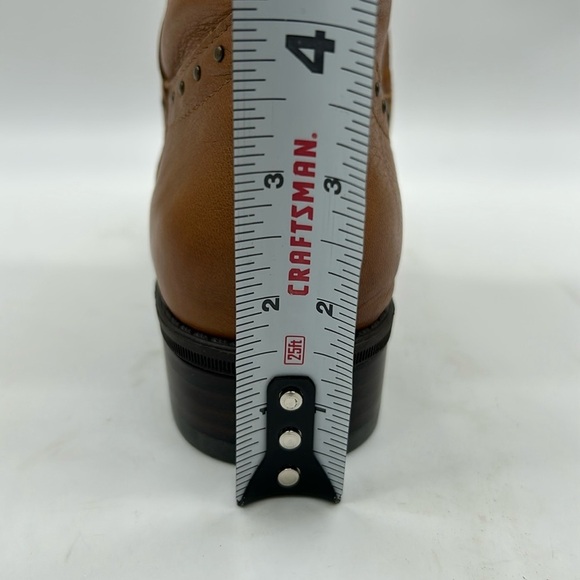 1277- Sam Edelman Prina2 Whiskey Lea Leather Boots Size 6 Wide Calf NWT - Picture 7 of 14